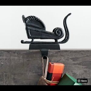Pottery Barn Sleigh Christmas Stocking Holder